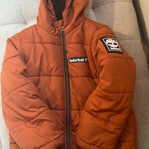 Timberland Kids' Rust Puffer Coat